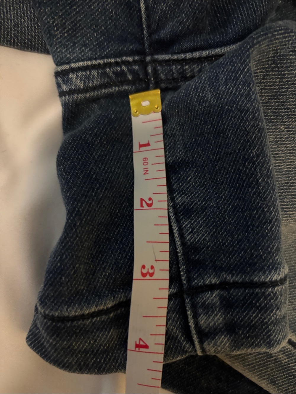 Faherty Blue Denim Jean Shorts - Picture 4 of 4